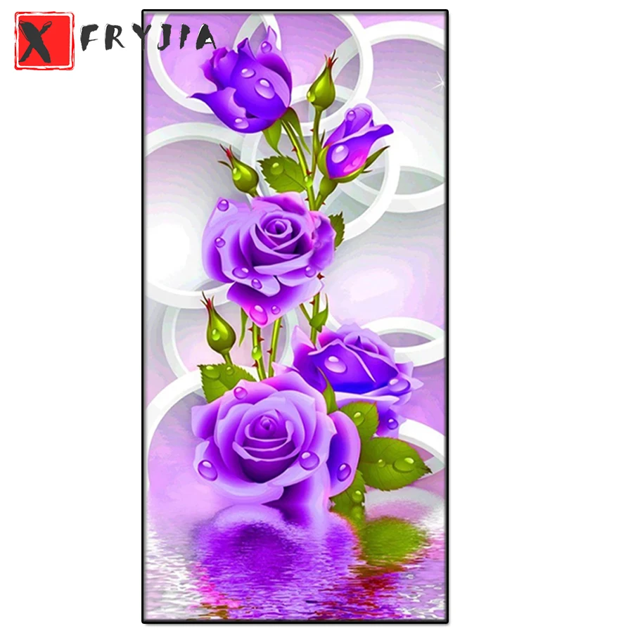 5D DIY Diamond Painting Full round square Diamond Purple Flower Mosaic stitch Cross Embroidery icon Home Decoration Art Gift
5D DIY Diamond Painting Full round square Diamond Purple Flower Mosaic stitch Cross Embroidery icon Home Decoration Art Gift