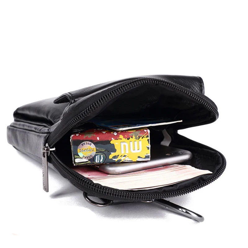 Genuine Leather Men Fanny Pack Cell Mobile Phone Case Shoulder Bags Male Small Messenger Cross body Hook Waist Pack Belt Bag
Genuine Leather Men Fanny Pack Cell Mobile Phone Case Shoulder Bags Male Small Messenger Cross body Hook Waist Pack Belt Bag