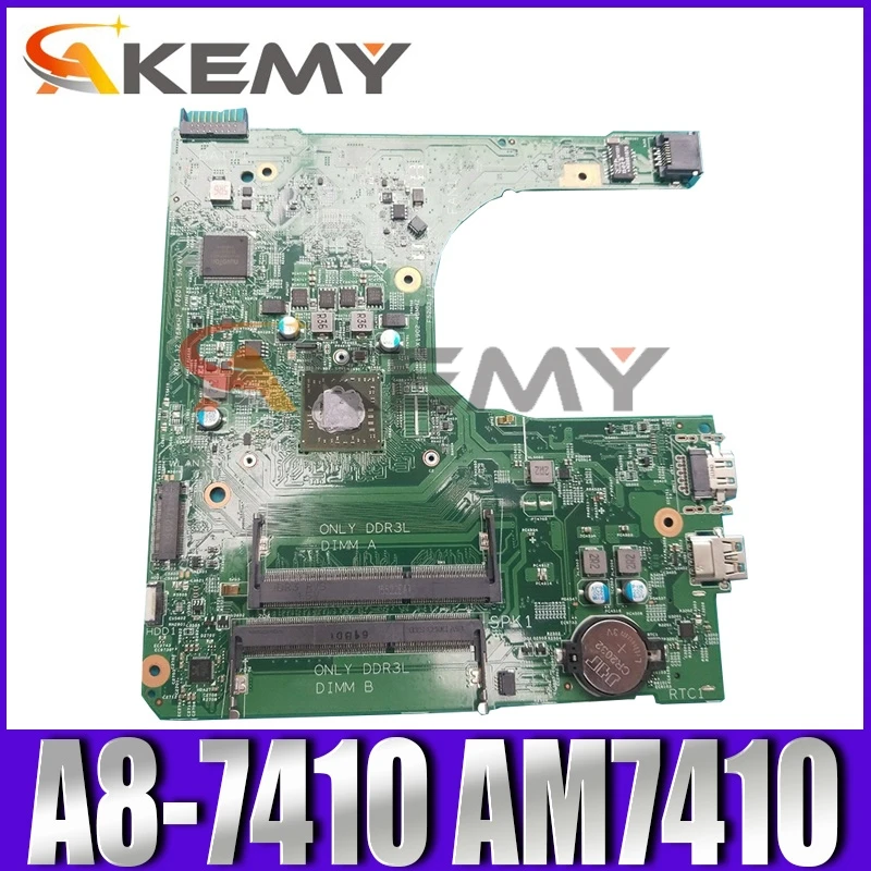 Оригинальная материнская плата для ноутбука DELL Inspiron 3555 3568 CORE A8-7410 AM7410 материнская плата CN-0V5D6F 0V5D6F 15276-1 DDR3L
Оригинальная материнская плата для ноутбука DELL Inspiron 3555 3568 CORE A8-7410 AM7410 материнская плата CN-0V5D6F 0V5D6F 15276-1 DDR3L