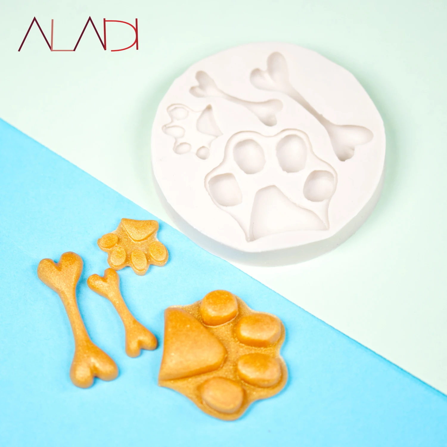 Dog Paw Bone Baking Mold Silicone Cake Decorating Tools Biscuit Cutting Cake Pastry Kitchen Accessories AD045
Dog Paw Bone Baking Mold Silicone Cake Decorating Tools Biscuit Cutting Cake Pastry Kitchen Accessories AD045