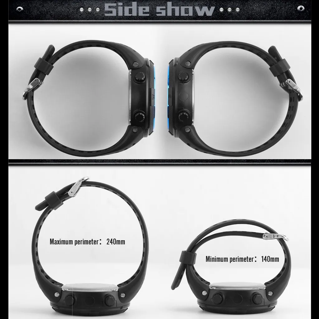 Luxury Men Analog Digital Military Sport Led Waterproof Wrist Watch Sport Timing Watch Intelligent Electronic Watch Montre homm
Luxury Men Analog Digital Military Sport Led Waterproof Wrist Watch Sport Timing Watch Intelligent Electronic Watch Montre homm