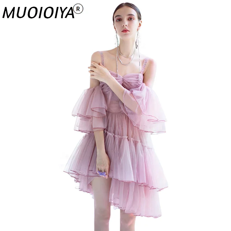 Luxury Dress Runway Designers 2021 New Arrivals Summer Elegant Sexy Mesh Multi Layer Cake Ruffle High Quality Ladies Party Dress
Luxury Dress Runway Designers 2021 New Arrivals Summer Elegant Sexy Mesh Multi Layer Cake Ruffle High Quality Ladies Party Dress