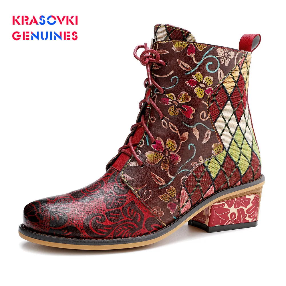 Autumn and Winter Retro 2020 New Retro Genuine Leather Women's Boots Coarse-heel High Boots Handmade Knee-high Boots
Autumn and Winter Retro 2020 New Retro Genuine Leather Women's Boots Coarse-heel High Boots Handmade Knee-high Boots