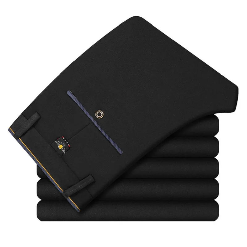 Korean Fashion Summer Elastic Casual Suit Pants Men High Waist Straight Young Slim Casual Wear Men Bussiness Trousers For Men
Korean Fashion Summer Elastic Casual Suit Pants Men High Waist Straight Young Slim Casual Wear Men Bussiness Trousers For Men
