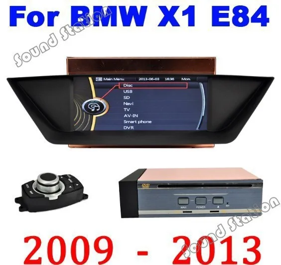 Автомобильный мультимедийный DVD плеер X1 E84 для BMW 2009 2013 с GPS навигацией Навигатором