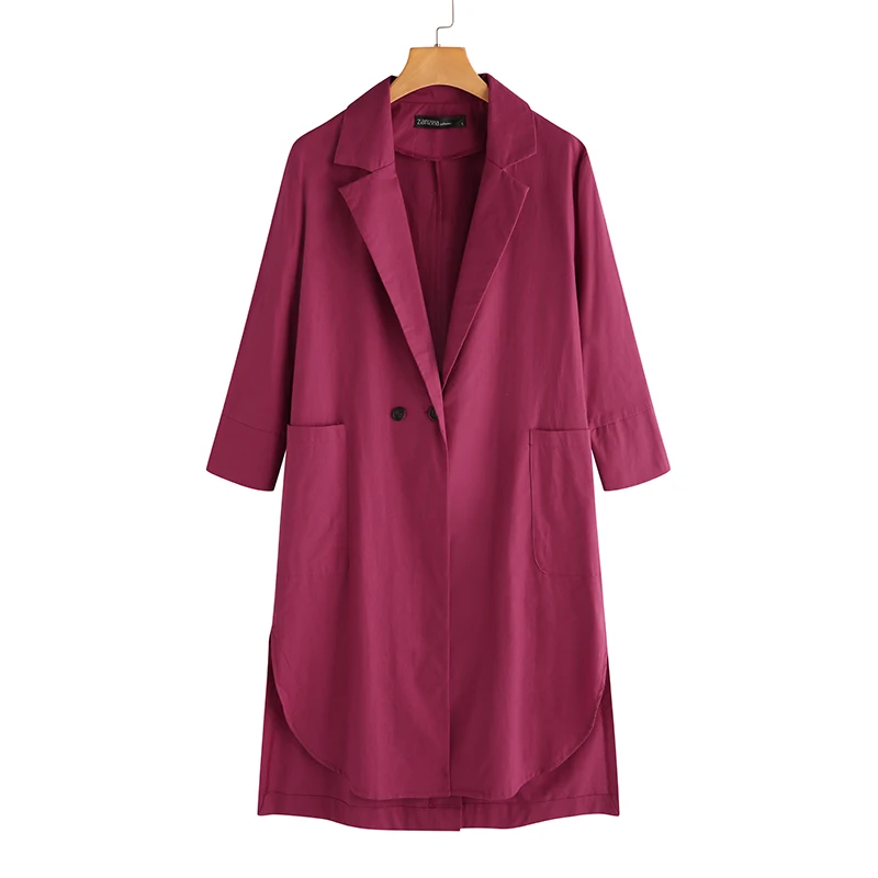 ZANZEA Women Vintage Lapel Neck Long Jackets Plus Size Autumn Thin Coats Casual 3/4 Sleeve Solid Cardigan Cotton Linen Top Shirt
ZANZEA Women Vintage Lapel Neck Long Jackets Plus Size Autumn Thin Coats Casual 3/4 Sleeve Solid Cardigan Cotton Linen Top Shirt