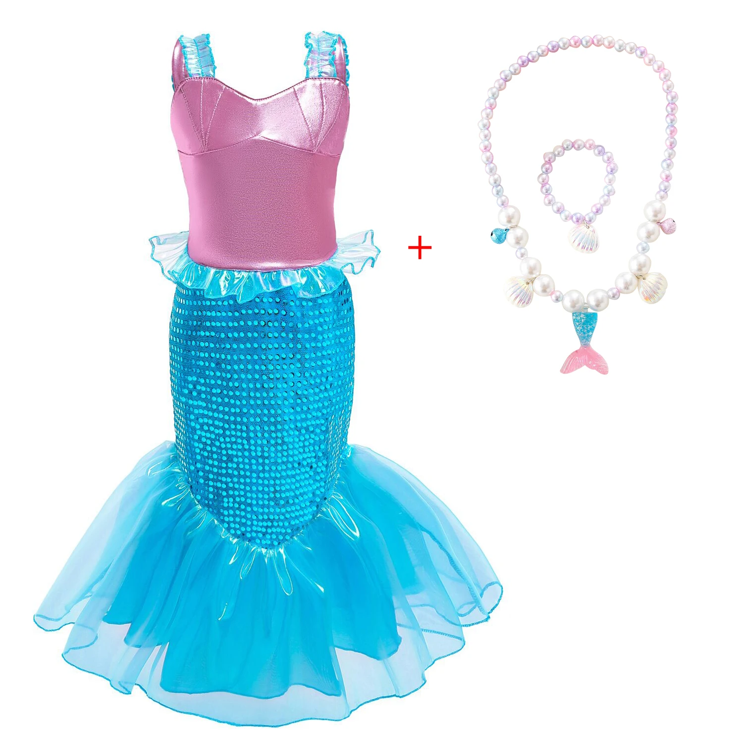 Children's Clothing 2022 New Mermaid Cosplay Costume Sequins Kids Strap Princess Dress For Girls Birthday Party Fishtail Dresses
Children's Clothing 2022 New Mermaid Cosplay Costume Sequins Kids Strap Princess Dress For Girls Birthday Party Fishtail Dresses