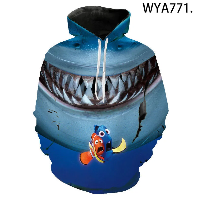 Cool Hoodies 3DPrinted Finding Nemo Printed Sweatshirts Men Women Children 2021New Cartoon Animal Funny Boy Girl Kids Tops Anime
Cool Hoodies 3DPrinted Finding Nemo Printed Sweatshirts Men Women Children 2021New Cartoon Animal Funny Boy Girl Kids Tops Anime