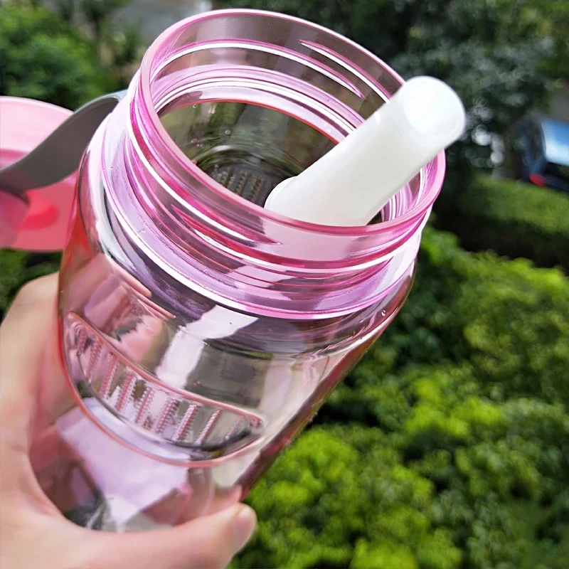 Бутылка для воды Herbalife 6 видов цветов 1000 мл Спортивная пластиковая | Дом и сад