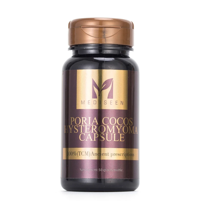 Mediseen Poria cocos Hysteromyoma capsule, Cure Pelvic inflammation, celiatis, hydrocele, abdominal distension and pain, 50pcs.
Mediseen Poria cocos Hysteromyoma capsule, Cure Pelvic inflammation, celiatis, hydrocele, abdominal distension and pain, 50pcs.