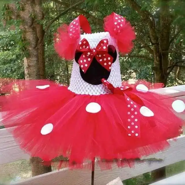 Cute Girls Pink Tutu Dress Baby Crochet Tulle Dress with White Dots and Hairbow Kids Birthday Party Cartoon Cosplay Dress
Cute Girls Pink Tutu Dress Baby Crochet Tulle Dress with White Dots and Hairbow Kids Birthday Party Cartoon Cosplay Dress