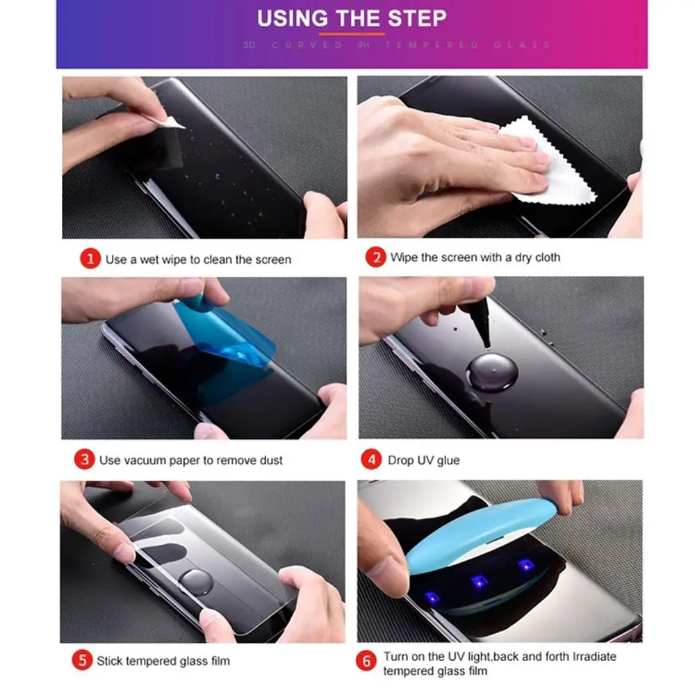 For Galaxy Note10 Pro Protector Tempered Glass Protective Film UV Liquid Curved Support Fingerprint Unlock
For Galaxy Note10 Pro Protector Tempered Glass Protective Film UV Liquid Curved Support Fingerprint Unlock