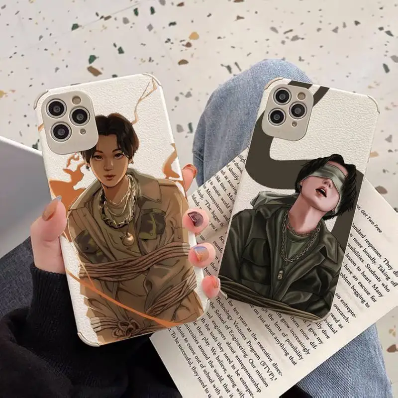 Agust D suga Phone Case Lambskin Leather For iphone 12 11 8 7 6 XR X XS PLUS MINI PLUS PRO MAX Shockproof 
Agust D suga Phone Case Lambskin Leather For iphone 12 11 8 7 6 XR X XS PLUS MINI PLUS PRO MAX Shockproof