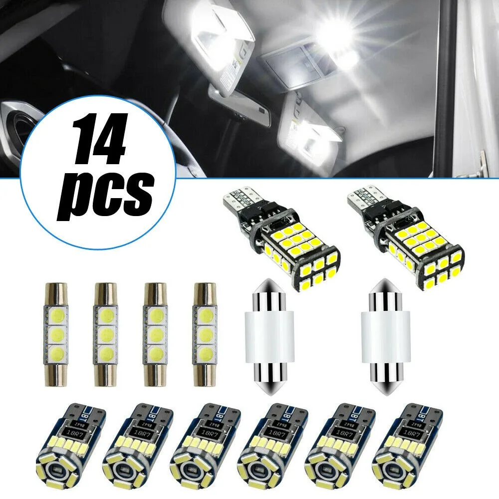 14x Car Interior LED Light Bulbs For Dome License Plate Lamp Kit Car Accessories For Toyota Tacoma 2016-2021 INTERIOR LED LIGHTS
14x Car Interior LED Light Bulbs For Dome License Plate Lamp Kit Car Accessories For Toyota Tacoma 2016-2021 INTERIOR LED LIGHTS