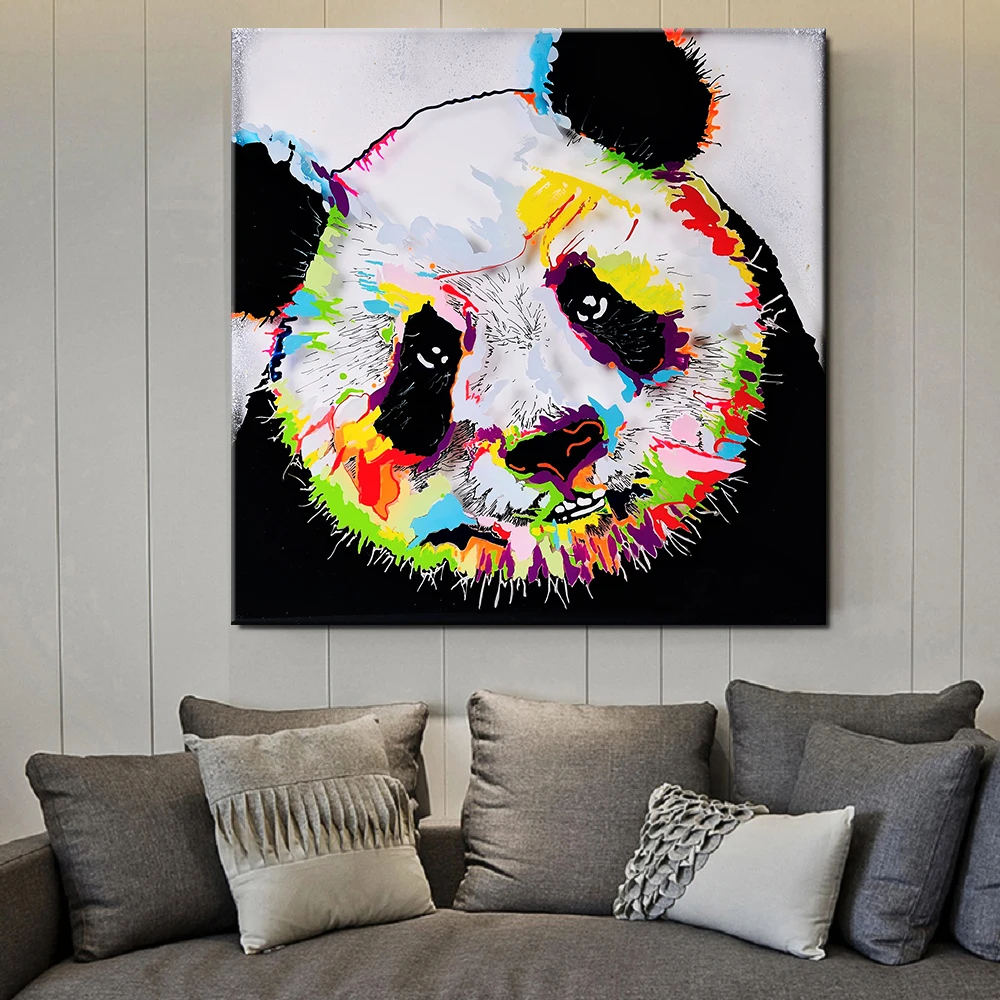 Panda Canvas Graffiti Prints Street Art Picture Animal Paintings For Living Room Poster On The Wall Living Room Home Decoration
Panda Canvas Graffiti Prints Street Art Picture Animal Paintings For Living Room Poster On The Wall Living Room Home Decoration