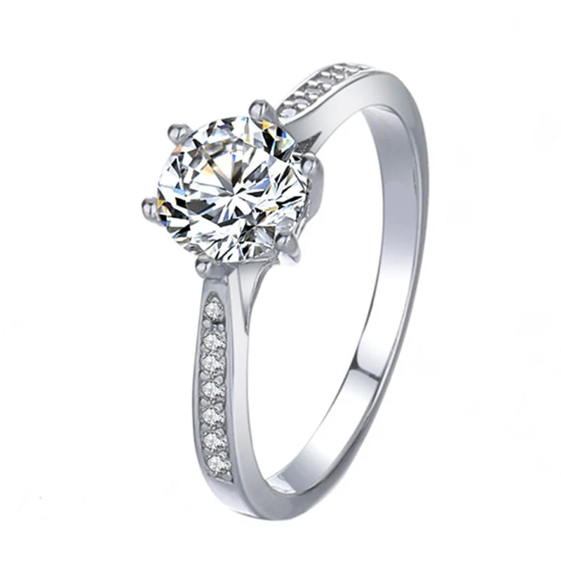 2Carat Moissanite Solitare Wedding Rings Women 925 Sterling Silver Six Claws Brilliant Round Cut Engagement Ring Fine Jewelry
2Carat Moissanite Solitare Wedding Rings Women 925 Sterling Silver Six Claws Brilliant Round Cut Engagement Ring Fine Jewelry