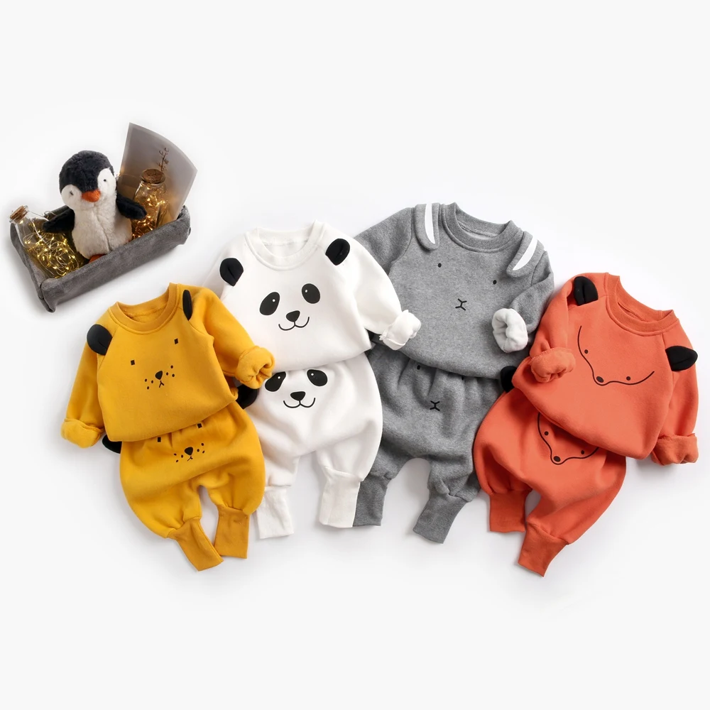 LILIGIRL Cotton Winter Baby Clothes Sets Unisex Cute Animal Printed Toddler Tops + Pants 2pcs Casual Warm Infants Clothing
LILIGIRL Cotton Winter Baby Clothes Sets Unisex Cute Animal Printed Toddler Tops + Pants 2pcs Casual Warm Infants Clothing