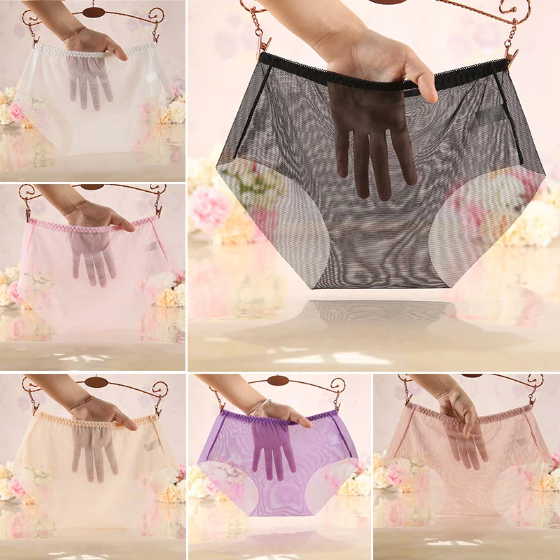 Women's Sexy Soft Mesh Transparent Briefs Panties Underpants Ultra-thin Middle Waist 6 Colors
Women's Sexy Soft Mesh Transparent Briefs Panties Underpants Ultra-thin Middle Waist 6 Colors