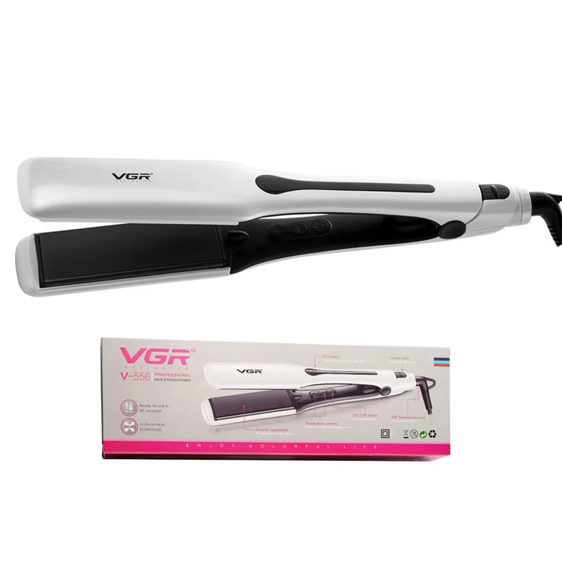 VGR V-556 Hair Straightener Professional Flat Iron with Adjustable Temperature Suitable for All Hair Types EU Plug
VGR V-556 Hair Straightener Professional Flat Iron with Adjustable Temperature Suitable for All Hair Types EU Plug