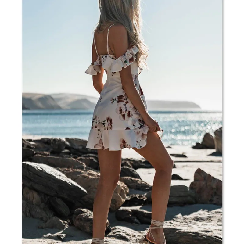 Summer Dresses HOT Women Summer Casual Ruffles Short Sleeve V-Neck Off Shoulder High Waist Floral Short Dress
Summer Dresses HOT Women Summer Casual Ruffles Short Sleeve V-Neck Off Shoulder High Waist Floral Short Dress