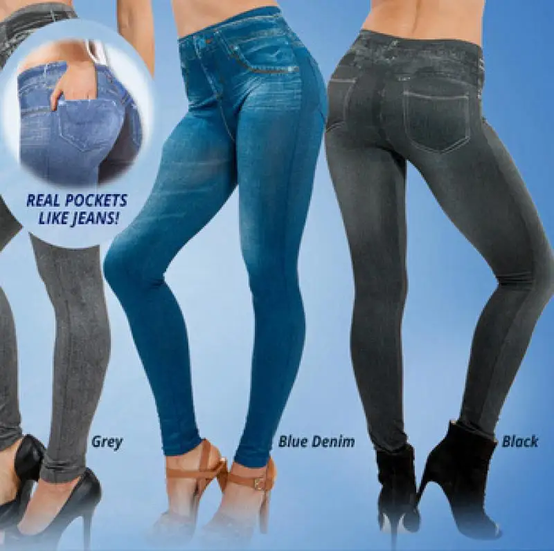 Slim Women Leggings Plush Lined Winter Faux Denim Jeans Leggings 2 Real Pockets Fashion Fitness Leggings High Waist Pencil Pants
Slim Women Leggings Plush Lined Winter Faux Denim Jeans Leggings 2 Real Pockets Fashion Fitness Leggings High Waist Pencil Pants