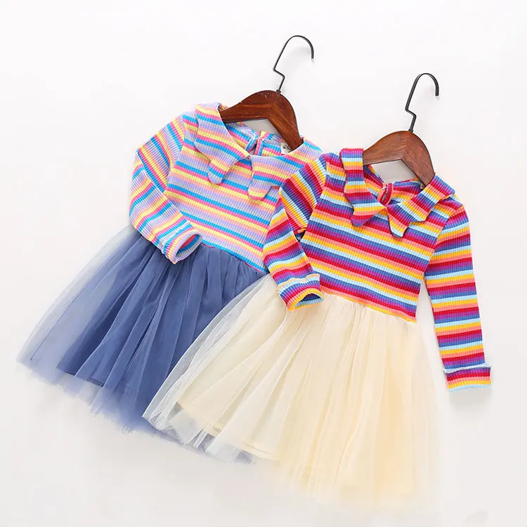 Toddler Colorful Tutu Dress Kids Baby Girls Summer Clothes Long Sleeve Dress Rainbow Party Children 2020 New Year Holdiay
Toddler Colorful Tutu Dress Kids Baby Girls Summer Clothes Long Sleeve Dress Rainbow Party Children 2020 New Year Holdiay