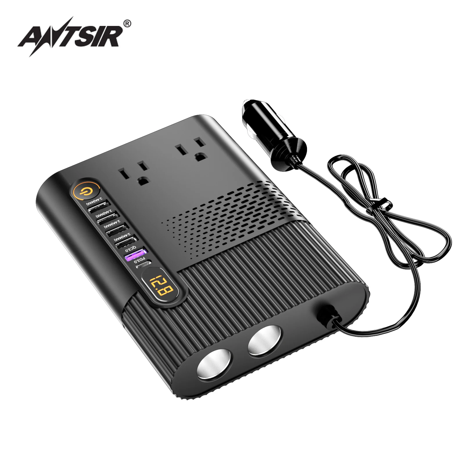 200W Car Inverter 12V/24V to 220V Power Converter Cigarette Lighter Adapter Universal Auto Multi-function Charger US Socket
200W Car Inverter 12V/24V to 220V Power Converter Cigarette Lighter Adapter Universal Auto Multi-function Charger US Socket
