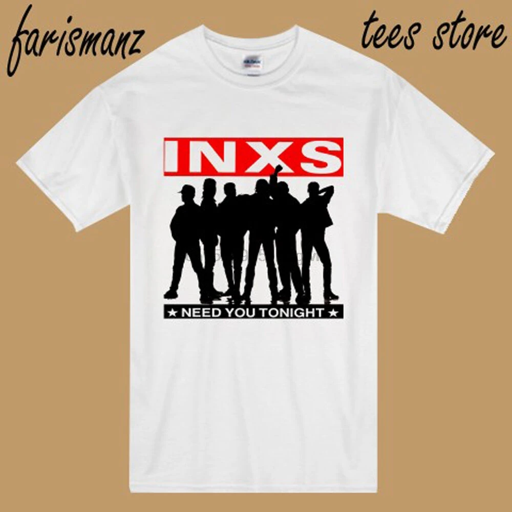 New INXS Need You Tonight Rock Band Legend Mens White T-Shirt Size S to 3XL(1)
New INXS Need You Tonight Rock Band Legend Mens White T-Shirt Size S to 3XL(1)