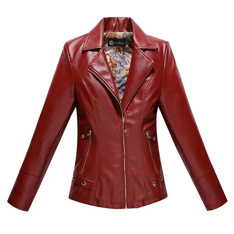 Women's Short Leather Jacket New 2021 Spring And Autumn Fashion Slim Female Leather Coat Large Size Women's Clothing
Women's Short Leather Jacket New 2021 Spring And Autumn Fashion Slim Female Leather Coat Large Size Women's Clothing