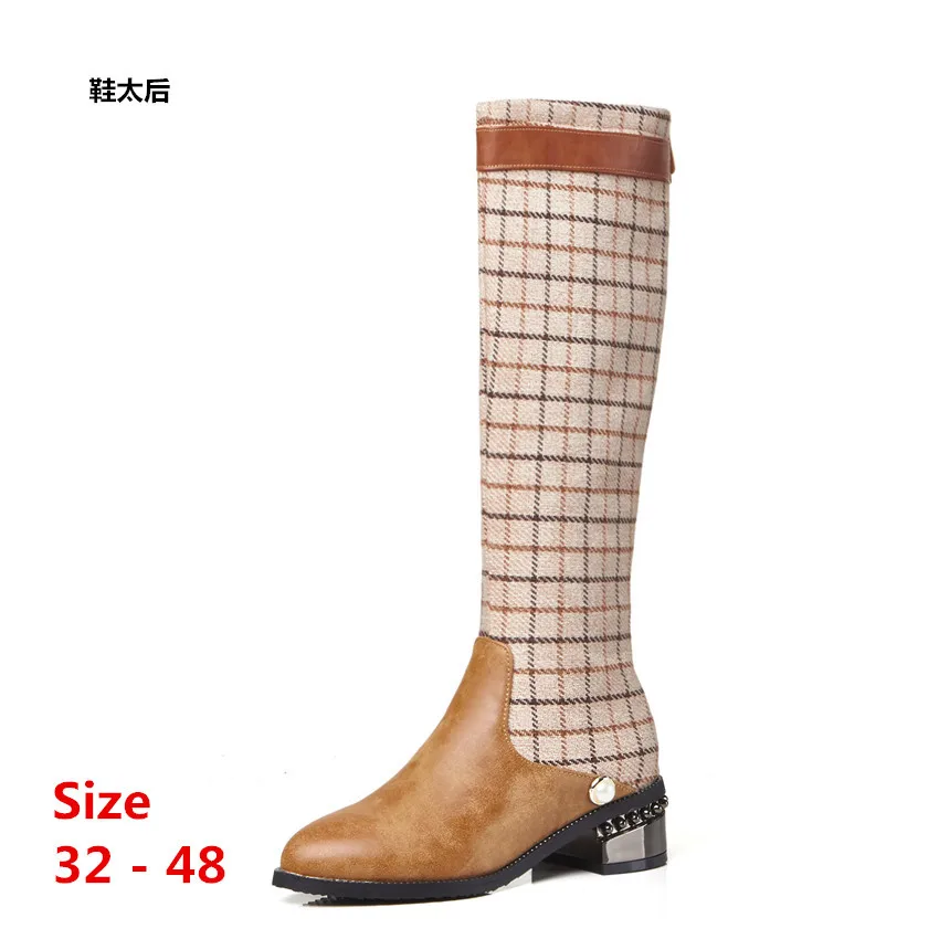 Low Med Heel Women Knee High Boots Sexy Low Med Heels Autumn Woman Shoes Winter Women Long Boots Small Big Size 32 - 48
Low Med Heel Women Knee High Boots Sexy Low Med Heels Autumn Woman Shoes Winter Women Long Boots Small Big Size 32 - 48