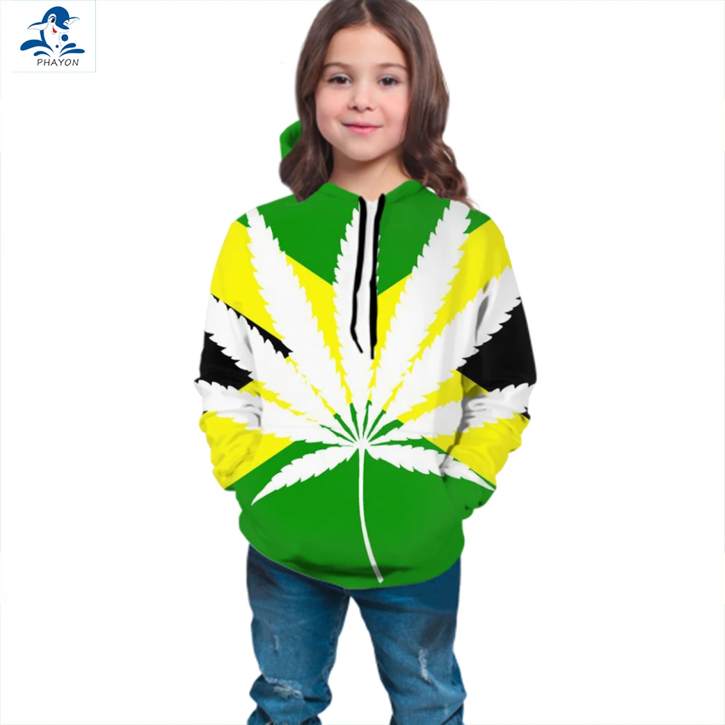 PHAYON Classic Boys Girls Hoodies Casual Jamaica Flag Print Harajuku Autumn Pullover Sweatshirt for Children Loose Dropshipping
PHAYON Classic Boys Girls Hoodies Casual Jamaica Flag Print Harajuku Autumn Pullover Sweatshirt for Children Loose Dropshipping