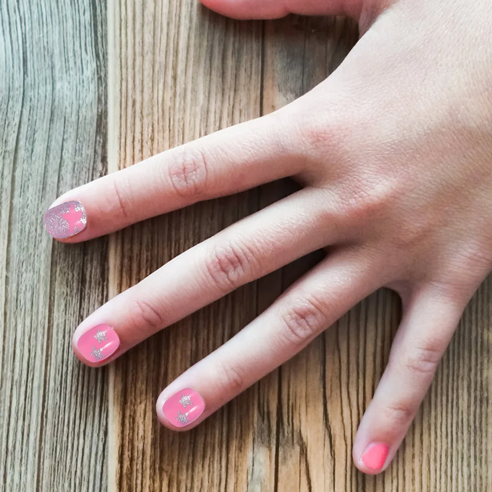 96pcs/4 Boxes Kids Fake Nails Full Cover False Fingernails Nail Sticker
96pcs/4 Boxes Kids Fake Nails Full Cover False Fingernails Nail Sticker