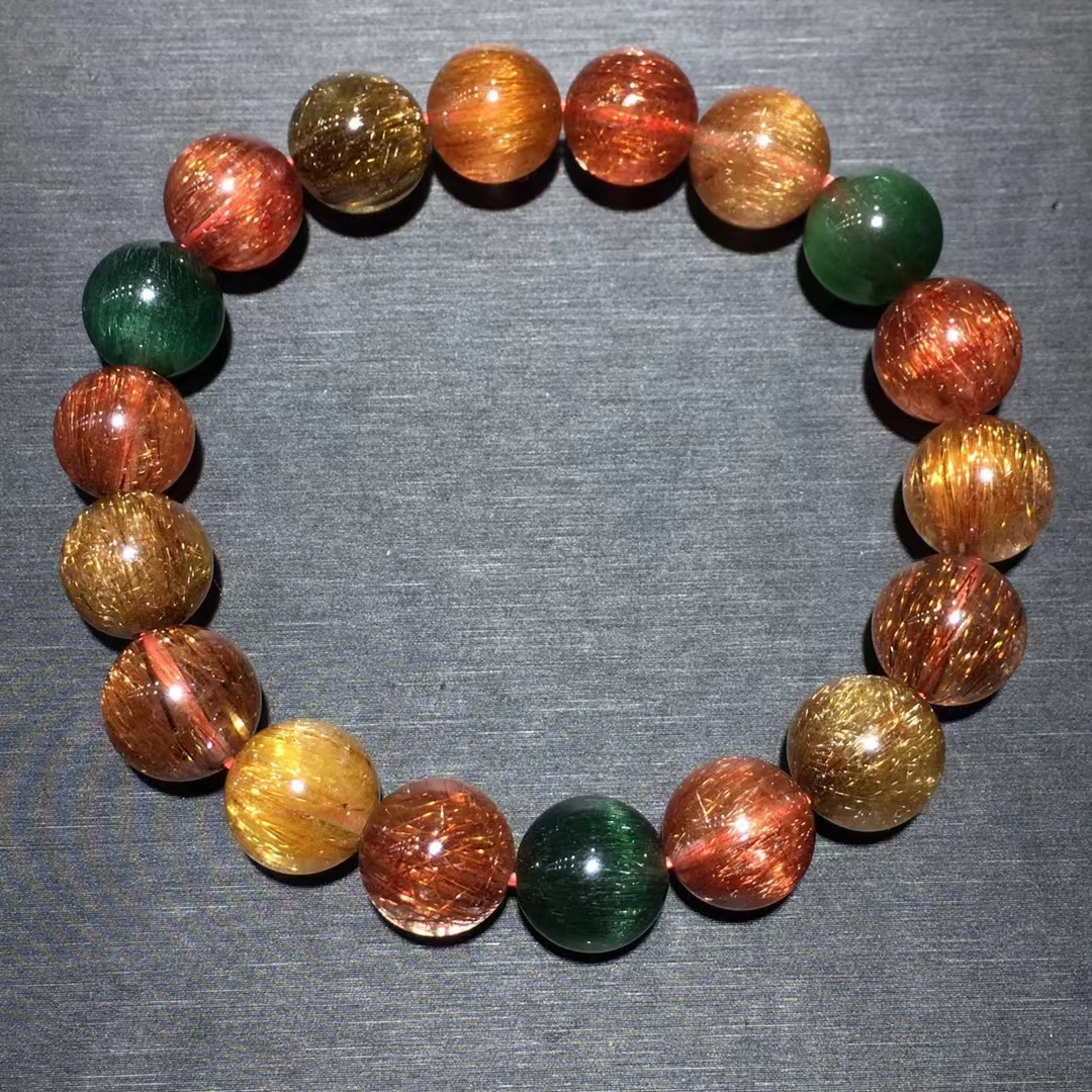 Браслет унисекс из натуральной меди, с круглыми бусинами, 11,8 мм, AAAAA 
Браслет унисекс из натуральной меди, с круглыми бусинами, 11,8 мм, AAAAA