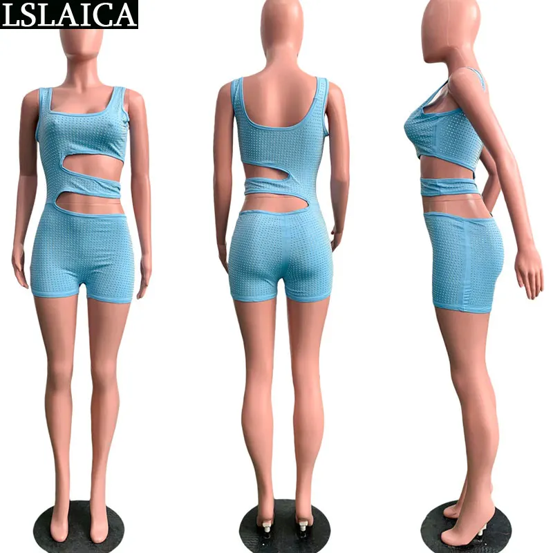 Casual women bodysuit sleeveless hollow out Tank solid color jumpsuits for women Rhinestone sexy elegant bodycon jumpsuit female
Casual women bodysuit sleeveless hollow out Tank solid color jumpsuits for women Rhinestone sexy elegant bodycon jumpsuit female