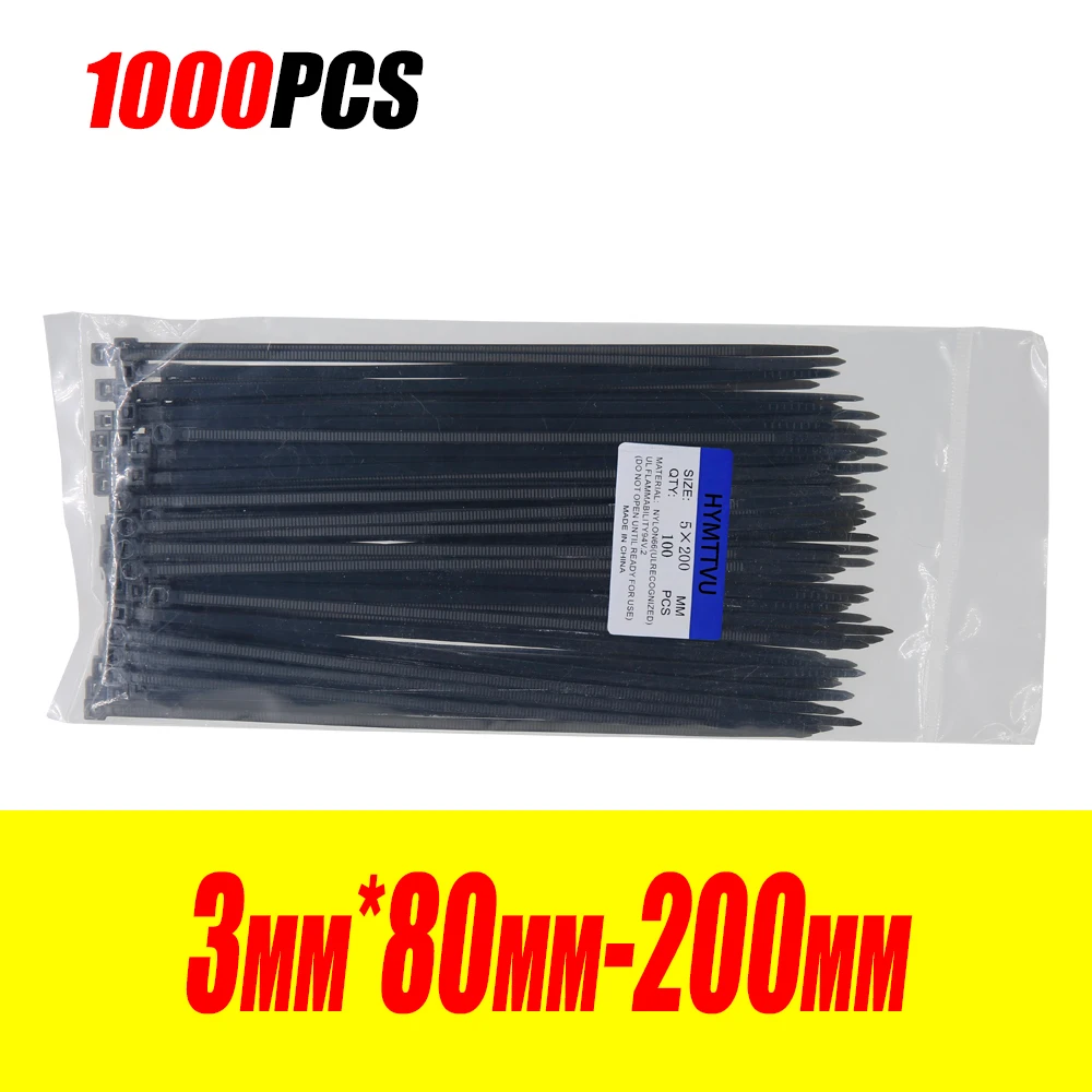 High Quality Cable Self-Locking Plastic Tie 3mm*80/100/120/150/200mm Industrial Supply Fastener Hardware Cable
High Quality Cable Self-Locking Plastic Tie 3mm*80/100/120/150/200mm Industrial Supply Fastener Hardware Cable