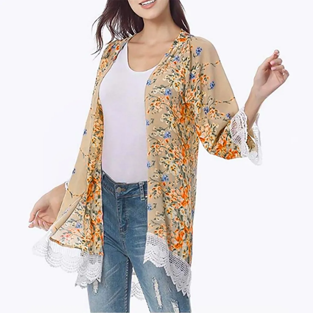 FREE OSTRICH Sweater Women Floral Print Mesh Loose Cardigan Three Quarter O-Neck Autumn And Winter Sweaters Women Invierno 2019
FREE OSTRICH Sweater Women Floral Print Mesh Loose Cardigan Three Quarter O-Neck Autumn And Winter Sweaters Women Invierno 2019