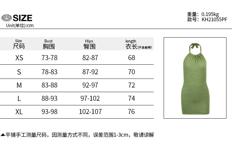 2021 Hollow Out Sexy Dress Women Green Sleeveless Y2K Backless Summer Green Halter Neck Bodycon Mini Dresses Beach Party Fashion
2021 Hollow Out Sexy Dress Women Green Sleeveless Y2K Backless Summer Green Halter Neck Bodycon Mini Dresses Beach Party Fashion