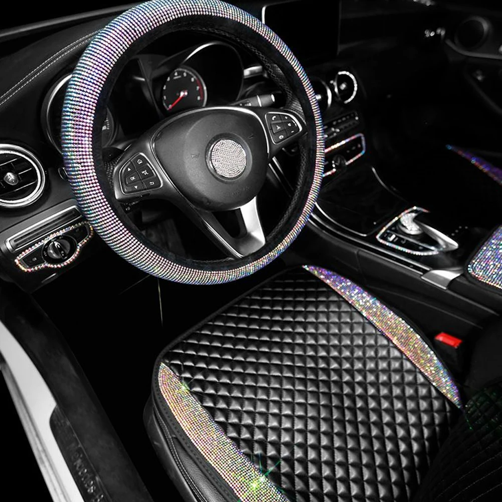 Shiny Car Seat Cover Bling Interior Accessories for Women and Girls Breathable Front Seat Cushion Non-Silp Universal Seat Cover
Shiny Car Seat Cover Bling Interior Accessories for Women and Girls Breathable Front Seat Cushion Non-Silp Universal Seat Cover