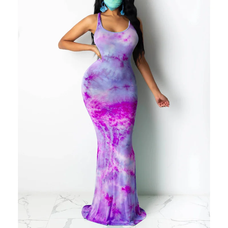 U Neck Spaghetti Strip Women Summer Dress Cheetah Tie Dye Print Mermaid Sleeveless Maxi Dress
U Neck Spaghetti Strip Women Summer Dress Cheetah Tie Dye Print Mermaid Sleeveless Maxi Dress