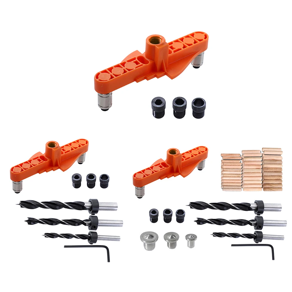 2 in 1 Vertical Pocket Hole Jig Kit Drill Guide Locator Puncher Self Centering Drill Guide Carpentry Tools with Center Scriber
2 in 1 Vertical Pocket Hole Jig Kit Drill Guide Locator Puncher Self Centering Drill Guide Carpentry Tools with Center Scriber