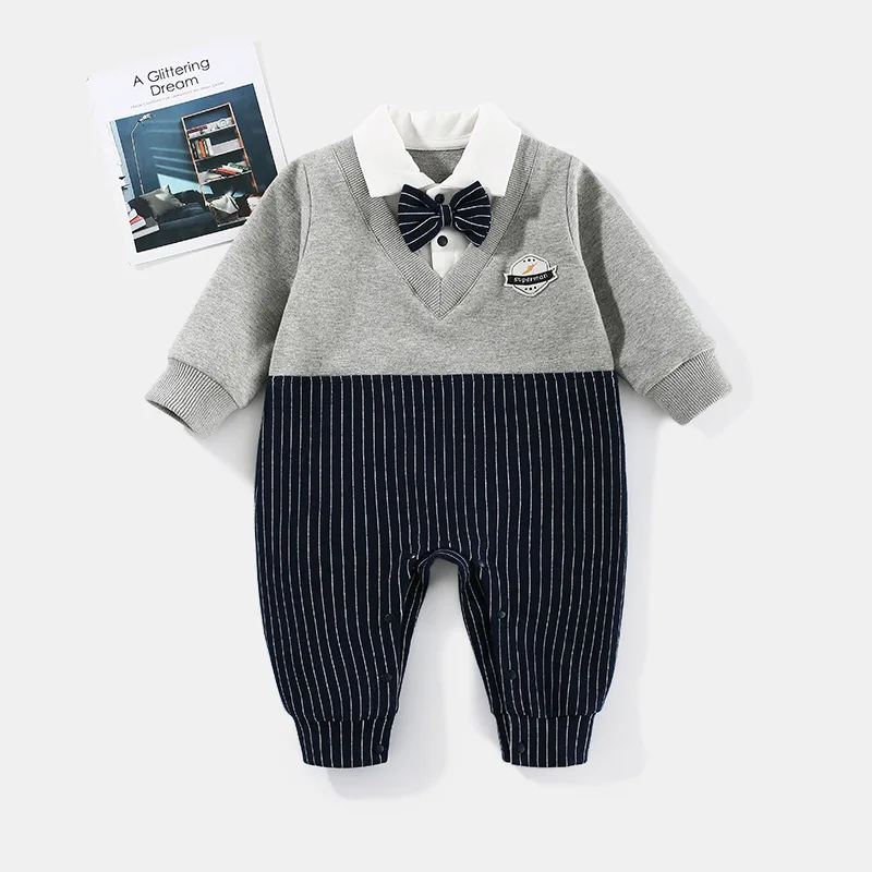 2021 Baby Boys jumpsuit Gentleman toddler Romper Infant baby boy formal Overall long Sleeve Newborn boy birthday clothes Outfits
2021 Baby Boys jumpsuit Gentleman toddler Romper Infant baby boy formal Overall long Sleeve Newborn boy birthday clothes Outfits