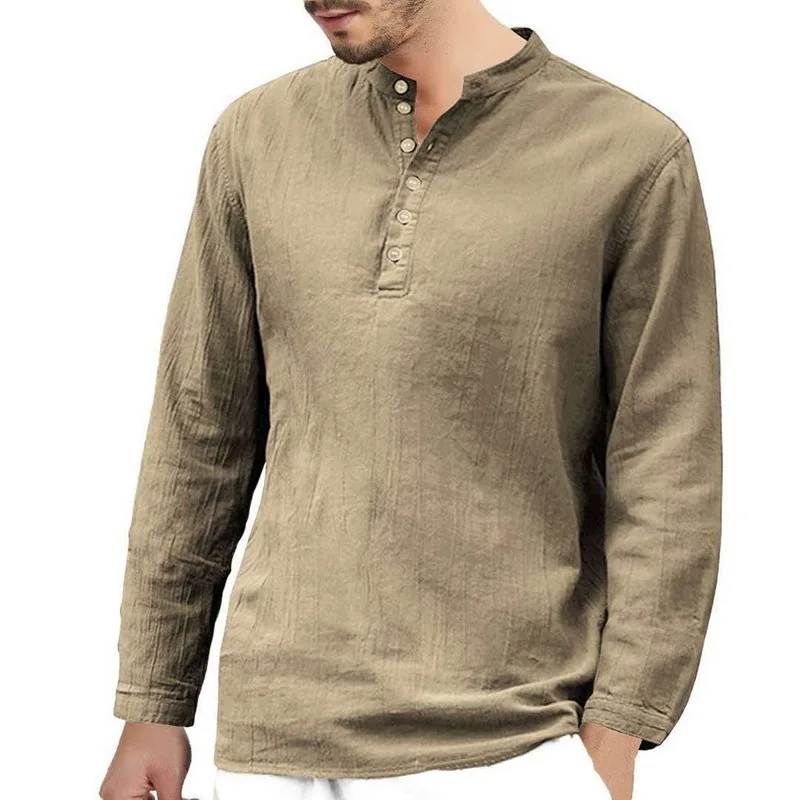 Men Spring Autumn T-shirt Top Casual Male Clothing Solid Color V Neck Long Sleeve Button Pocket T-shirt Top poliester 100% Shirt
Men Spring Autumn T-shirt Top Casual Male Clothing Solid Color V Neck Long Sleeve Button Pocket T-shirt Top poliester 100% Shirt