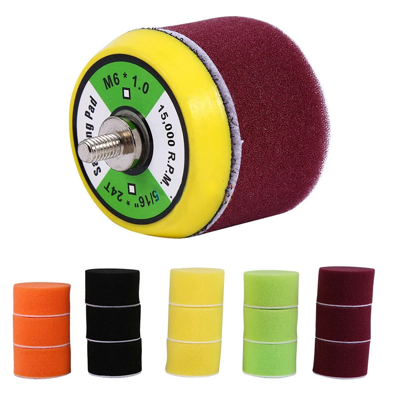 Flat Polishing Pads 16Pcs Per Set 2inch50mm Car Round Flat Sponge Waxing Polishing Pads Buffing For Pneumatic Electric Polisher
Flat Polishing Pads 16Pcs Per Set 2inch50mm Car Round Flat Sponge Waxing Polishing Pads Buffing For Pneumatic Electric Polisher