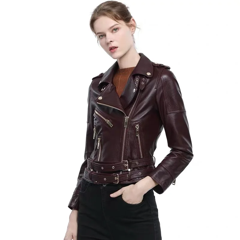 Real leather jacket women motorcycle female genuine leather coat dermal jackets
Real leather jacket women motorcycle female genuine leather coat dermal jackets