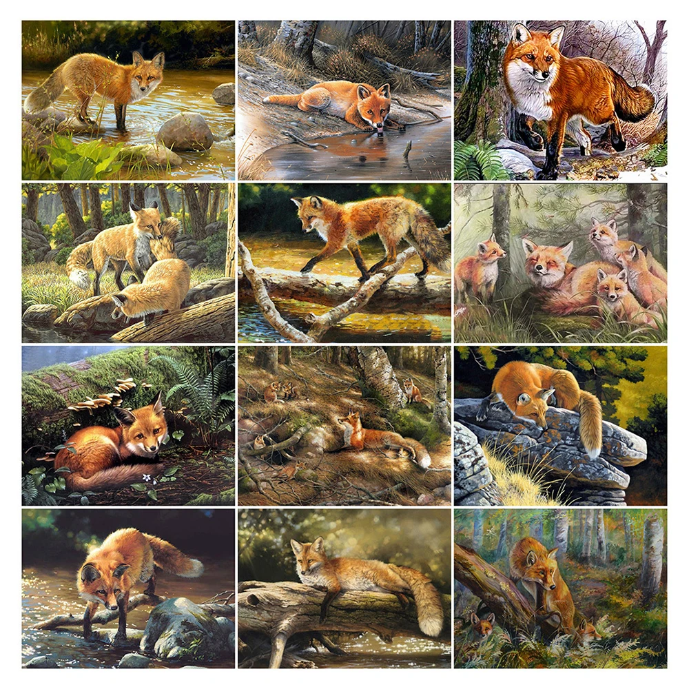 LZAIQIZG Full Square/Round Diamond Painting Wild Fox In Jungle Diamond Embroidery Sale Animal Handicraft Decoration For Home
LZAIQIZG Full Square/Round Diamond Painting Wild Fox In Jungle Diamond Embroidery Sale Animal Handicraft Decoration For Home