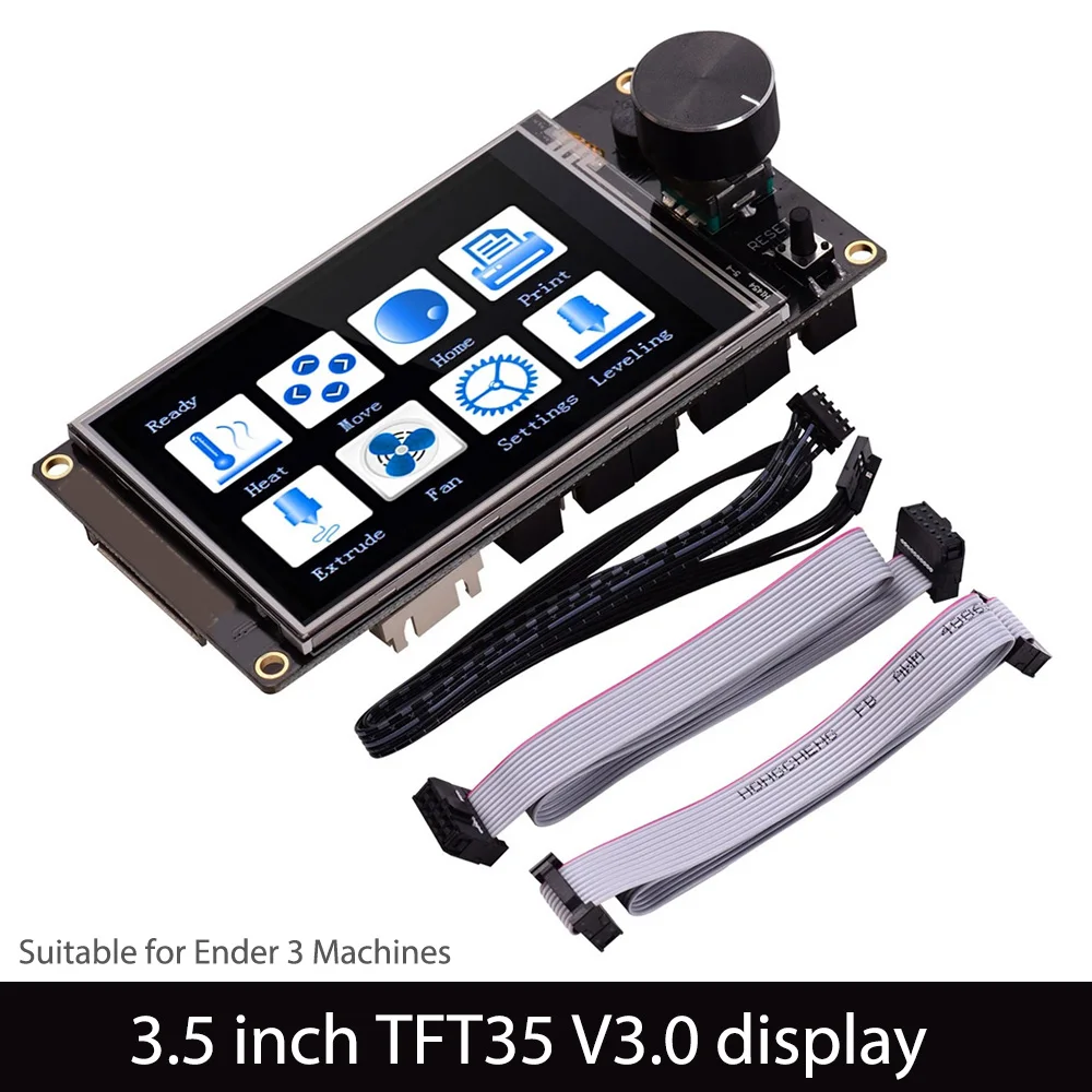 TFT35 V3.0 TouchScreen Display with Cable 2 Working Modes Compatible 12864LCD Mode WiFi Port 3D Printer Parts
TFT35 V3.0 TouchScreen Display with Cable 2 Working Modes Compatible 12864LCD Mode WiFi Port 3D Printer Parts