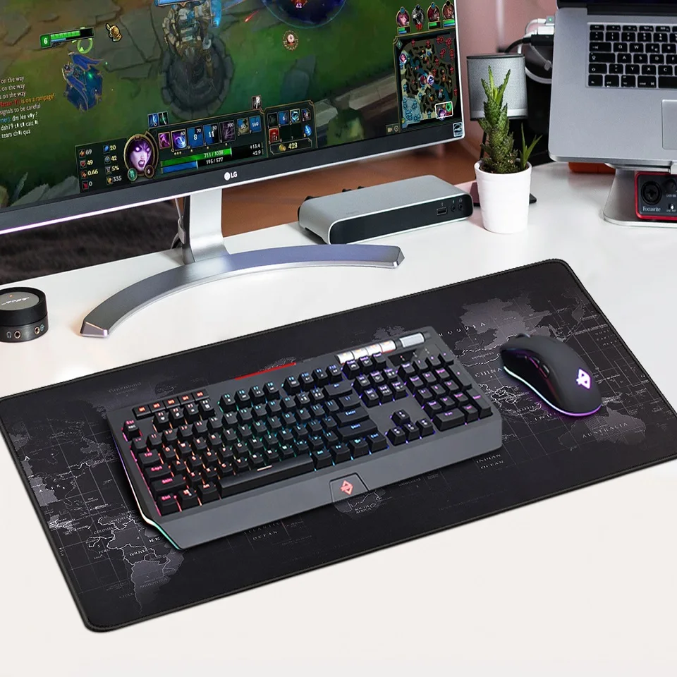 Gaming Mouse Pad Large Mouse Pad Gamer Big Mouse Mat For PC Computer Mousepad XXL Carpet Surface Mause Pad Keyboard Desk Mat
Gaming Mouse Pad Large Mouse Pad Gamer Big Mouse Mat For PC Computer Mousepad XXL Carpet Surface Mause Pad Keyboard Desk Mat