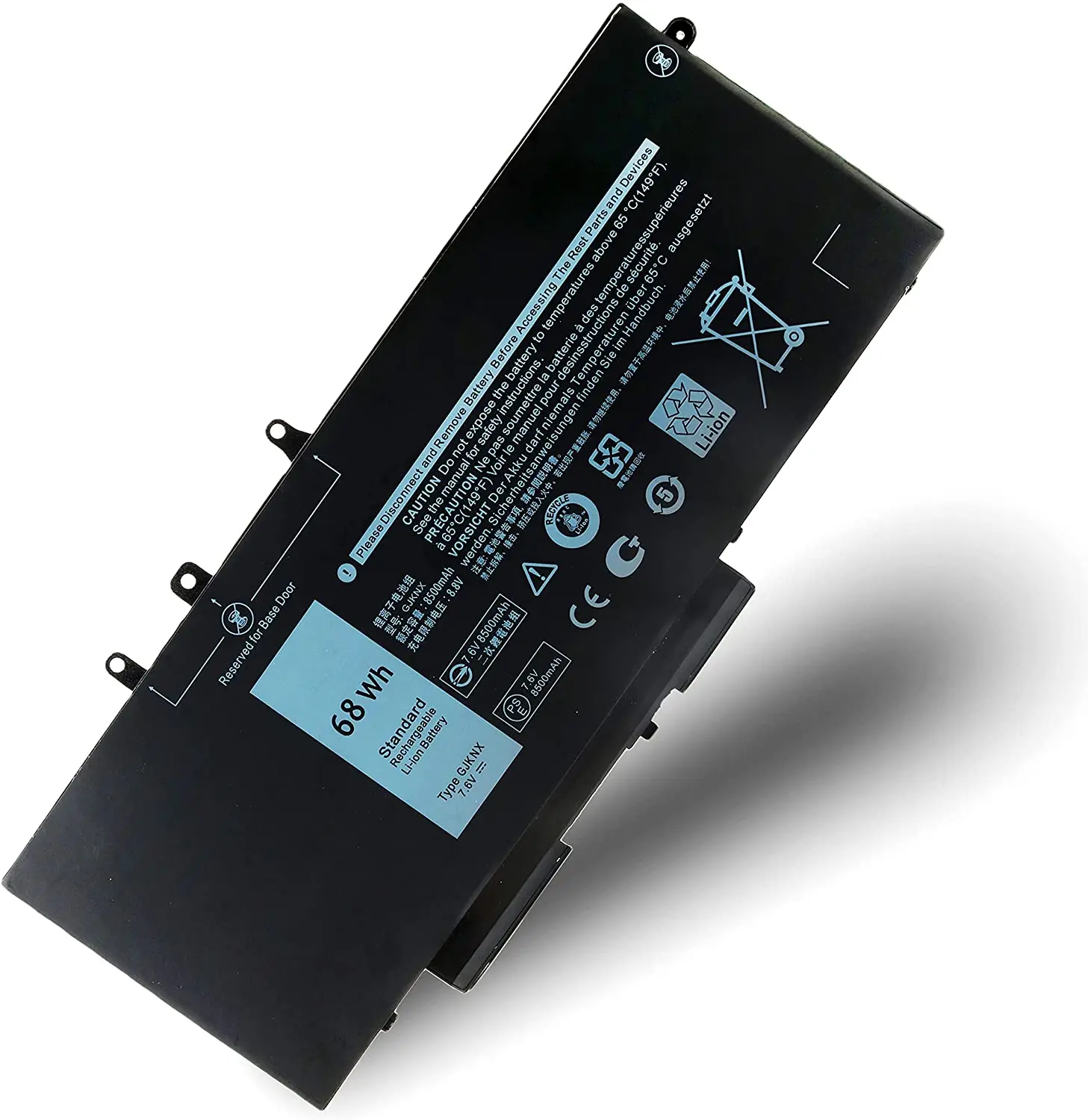 GJKNX Laptop Battery For Dell Latitude E5480 5580 5490 5590 For DELL Precision M3520 M3530 GD1JP 7.6V 68WH
GJKNX Laptop Battery For Dell Latitude E5480 5580 5490 5590 For DELL Precision M3520 M3530 GD1JP 7.6V 68WH