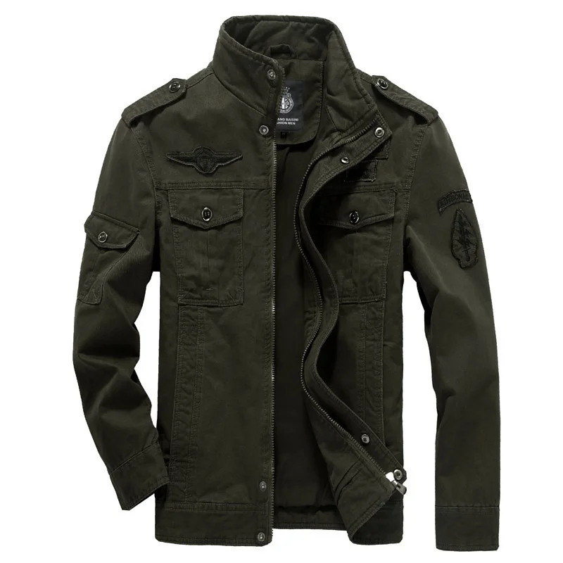 Cotton Military Jacket Men 2019 Autumn Spring coat Soldier MA1 Style Army Jackets Male Brand Mens Bomber Jackets Plus Size M-6XL
Cotton Military Jacket Men 2019 Autumn Spring coat Soldier MA1 Style Army Jackets Male Brand Mens Bomber Jackets Plus Size M-6XL