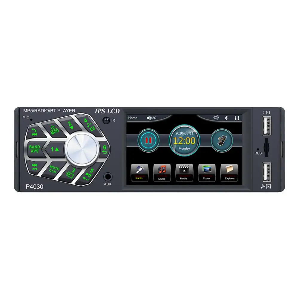 Car Stereo Receiver Car Player With HD 1080P Capacitive Touchscreen Blue-tooth Hands-Free Calling & Music Streaming Universal
Car Stereo Receiver Car Player With HD 1080P Capacitive Touchscreen Blue-tooth Hands-Free Calling & Music Streaming Universal